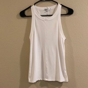 Stateside Ribbed Tank Top in White Size XS
